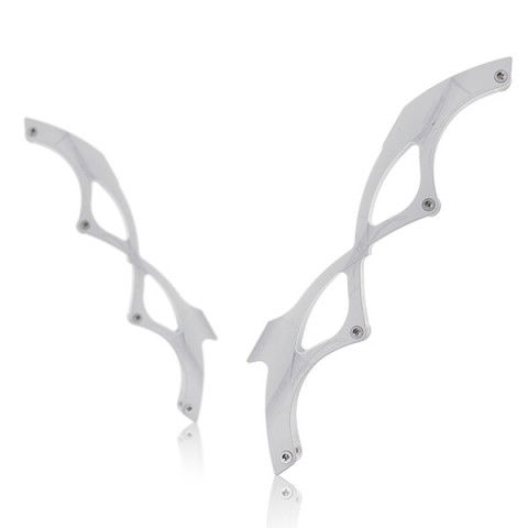 Promocje - Szyny do rolek Powerslide Vi Mag Frames 13,2" (4x110mm) 195mm - BIała - Zdjęcie 1