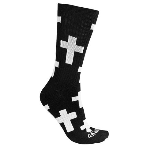 Skarpetki - Gawds Cross Socks Medium - Czarne - Zdjęcie 1
