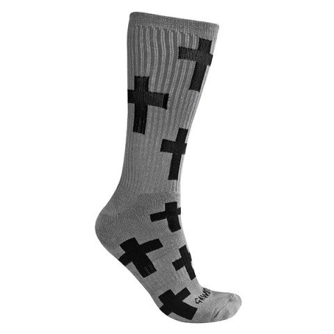Skarpetki - Gawds Cross Socks Medium - Szare - Zdjęcie 1