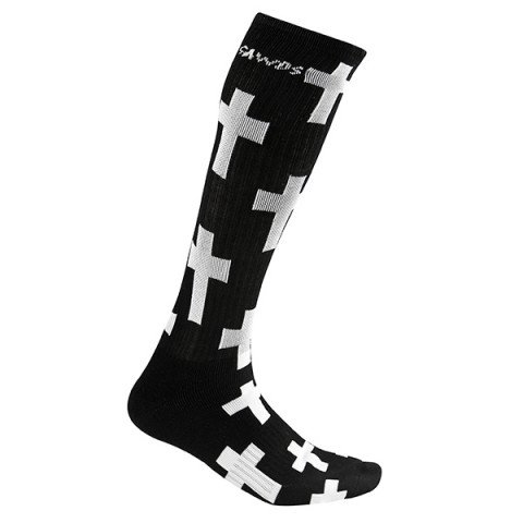 Skarpetki - Gawds Cross Socks Long - Czarne - Zdjęcie 1
