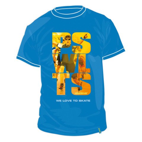 Koszulki - Koszulka Powerslide WLTS T-shirt - Niebieski - Zdjęcie 1