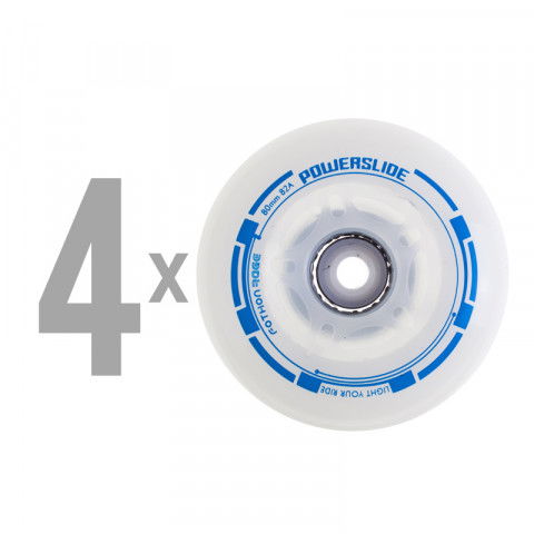 Kółka - Kółka do Rolek Powerslide Fothon Chill 80mm/82a (4 szt.) - Blue - Zdjęcie 1