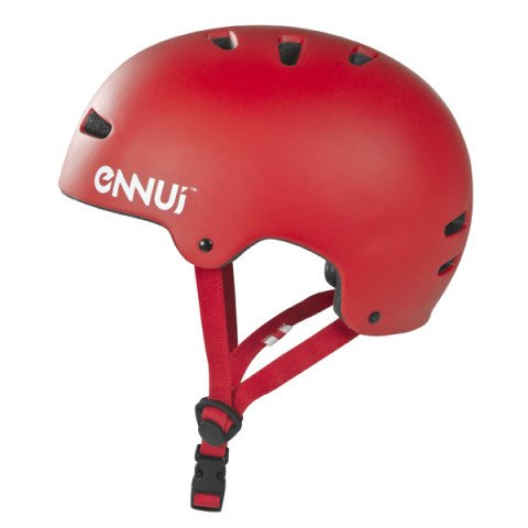 Kaski - Kask Ennui BCN Basic Helmet - Czerwony - Zdjęcie 1