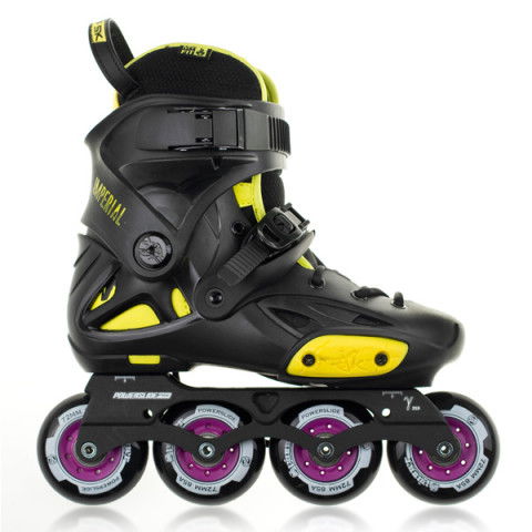 Rolki - Rolki Powerslide Imperial Pure - Yellow Edition - Zdjęcie 1