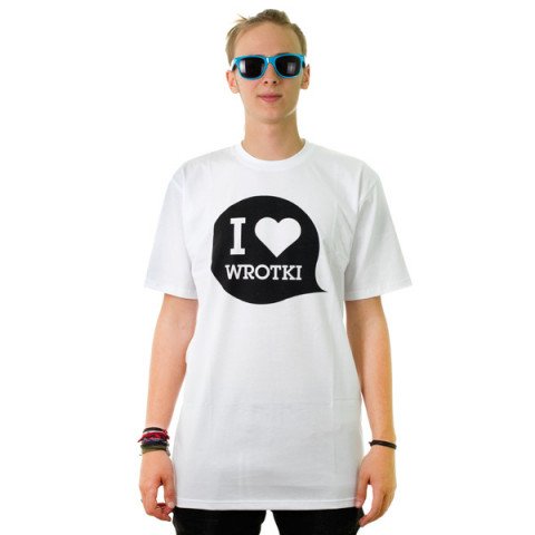 Koszulki - Koszulka Bladeville I <3 Wrotki T-Shirt - Biały - Zdjęcie 1