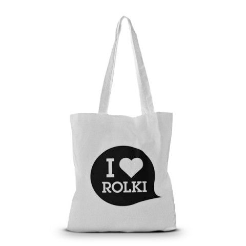 Torby - Bladeville I Love Rolki Bag - Biała - Zdjęcie 1