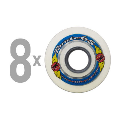 Promocje - Kółka do Rolek Kryptonics Route 65mm/78a - Przezroczyste - Zdjęcie 1