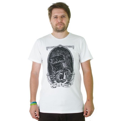 Koszulki - Koszulka The Hive Ghost ship T-shirt - White - Zdjęcie 1