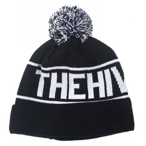 Czapki Zimowe - Czapka The Hive Pom Pom - Black - Zdjęcie 1