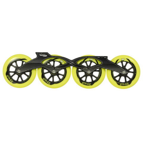 Promocje - Szyny do rolek Powerslide Double X 13,3'' (4x110) 195mm 2013 - Ready To Roll - Powystawowe - Zdjęcie 1