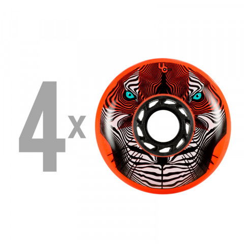 Kółka - Kółka do Rolek Undercover Tiger 80mm/86a Bullet Radius - Pomarańczowe - Zdjęcie 1