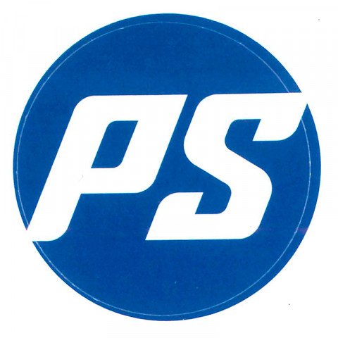 Banery / Naklejki / Plakaty - Powerslide PS Logo Sticker - Niebieska - Zdjęcie 1