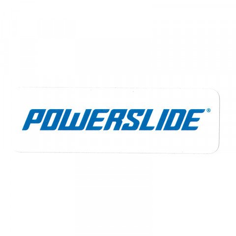 Banery / Naklejki / Plakaty - Powerslide Powerslide Logo Sticker - Niebieska - Zdjęcie 1