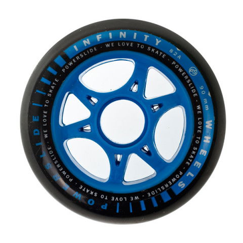 Promocje - Kółka do Rolek Powerslide Infinity 90mm/82a - Niebiesko/Czarne (1 szt.) - Zdjęcie 1