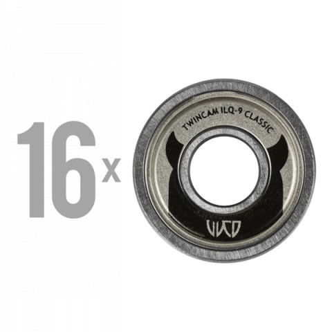 Łożyska - Łożyska do rolek Wicked Twincam ILQ 9 CL (16 szt.) - Quad - Zdjęcie 1