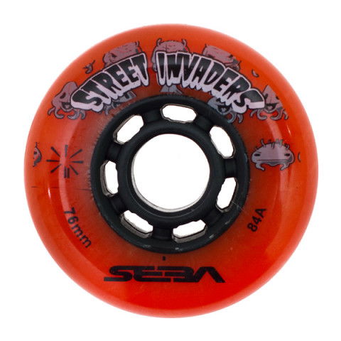 Kółka - Kółka do Rolek Seba Street Invaders 76mm/84a - Pomarańczowe (1 szt.) - Zdjęcie 1