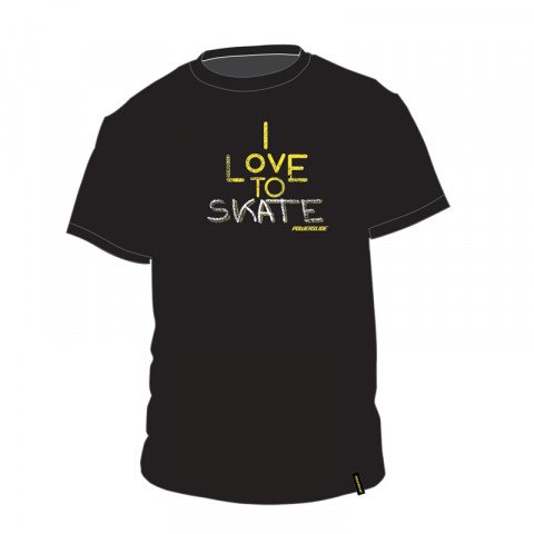 Koszulki - Koszulka Powerslide I Love To Skate - Czarny - Zdjęcie 1