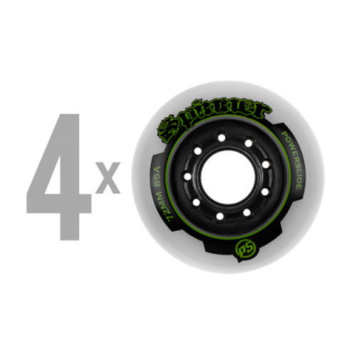 Promocje - Kółka do Rolek Powerslide Spinner Wheels 72mm/85A (4 szt.) - Zdjęcie 1