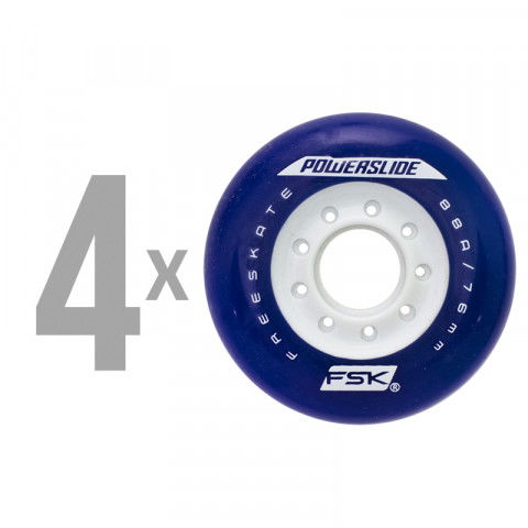 Promocje - Kółka do Rolek Powerslide Spinner Wheels 76mm/88A (4 szt.) - Fioletowe - Zdjęcie 1