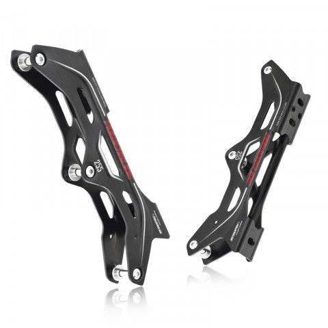 Promocje - Szyny do rolek Powerslide Unity Supercruiser 255mm (3x110mm) - Czarno Czerwona - Zdjęcie 1
