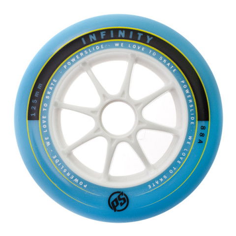 Kółka - Kółka do Rolek Powerslide Infinity 125mm/88a - Niebieskie (1 szt.) - Zdjęcie 1