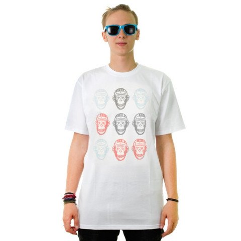 Koszulki - Koszulka Powerslide Django T-shirt - Biały - Zdjęcie 1