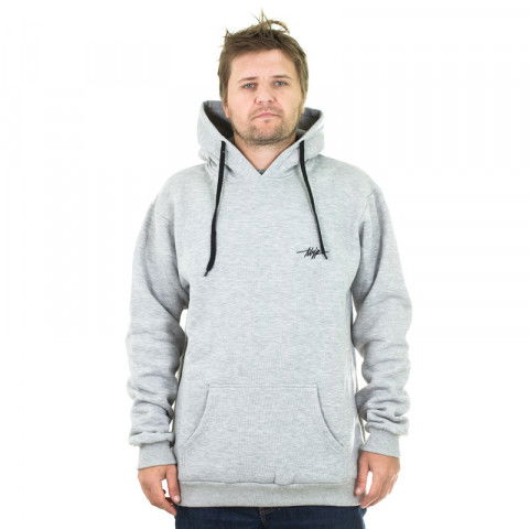 Bluzy - Bluza The Black Jack Project TBJP Script Hoodie - Grey - Zdjęcie 1