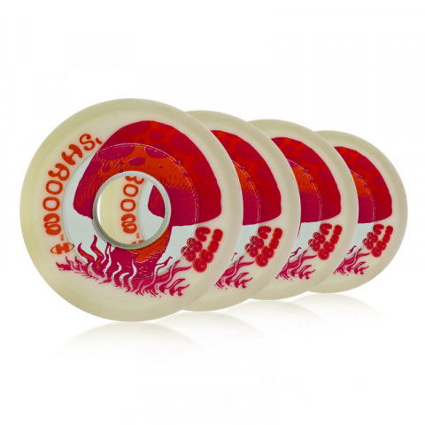 Kółka - Kółka do Rolek Hyper Shroom 66mm/88a - Białe - Zdjęcie 1