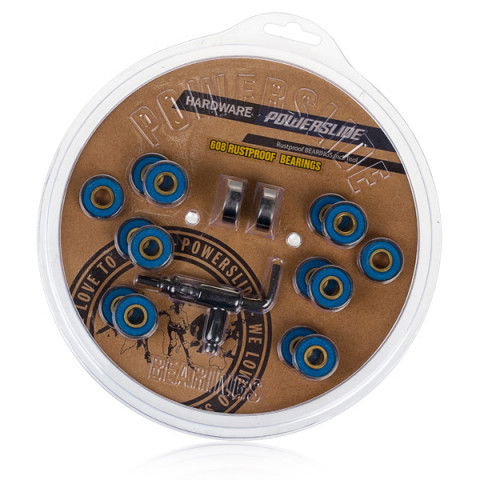 Łożyska - Łożyska do rolek Powerslide Rustproof Bearings 608 - Zdjęcie 1