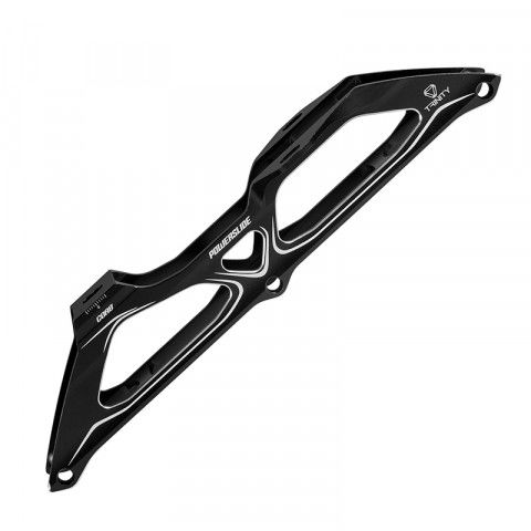 Szyny - Szyny do rolek Powerslide 3X 3 12,8'' 3x125mm - Trinity - Czarna - Zdjęcie 1