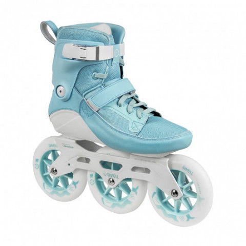 Rolki - Rolki Powerslide Swell 125 2017 - Aqua - Powystawowe - Zdjęcie 1