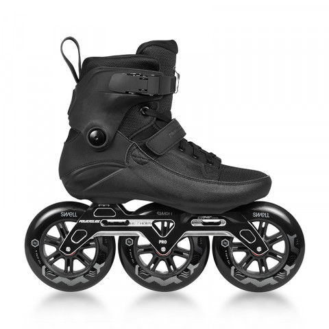 Rolki - Rolki Powerslide Swell 125 Trinity - Czarne - Zdjęcie 1