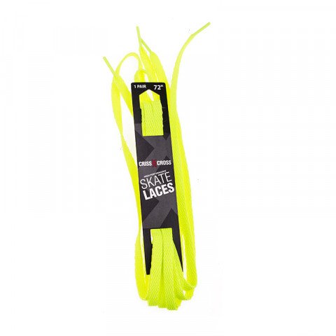 Sznurówki - Sznurówki Criss Cross Laces 3/8" - Neon Yellow - Zdjęcie 1