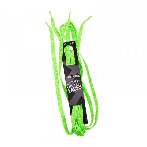 Sznurówki - Sznurówki Criss Cross Laces 3/8" - Neon Green - Zdjęcie 1
