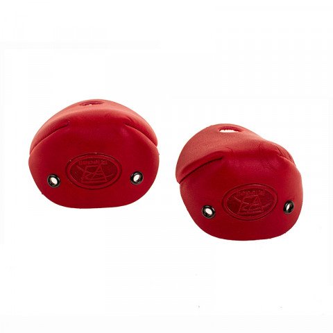 Ochraniacze - Riedell Leather Toe Cap - Red (2szt.) - Zdjęcie 1