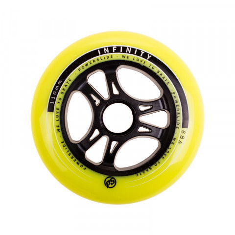 Kółka - Kółka do Rolek Powerslide Infinity II 110mm/85a (1 szt.) - Żółte - Zdjęcie 1
