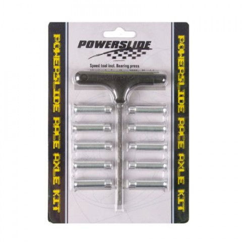 Śruby / Tulejki - Powerslide Axle Kit Torque Mag - Zdjęcie 1