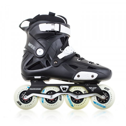 Rolki - Rolki Powerslide Imperial Pro - Czarno/Białe - Powystawowe - Zdjęcie 1