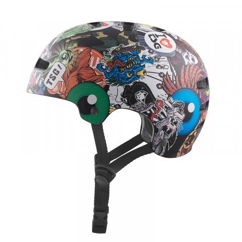 Kaski - Kask TSG Evolution Helmet - Satin Collage - Zdjęcie 1