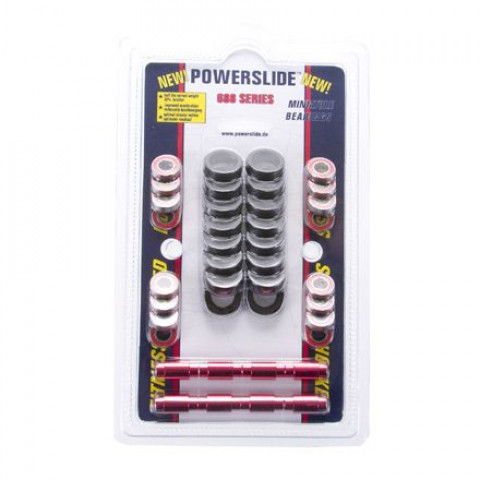 Łożyska - Łożyska do rolek Powerslide Abec 5 688 + Tulejki + Adaptery 608 - Zdjęcie 1