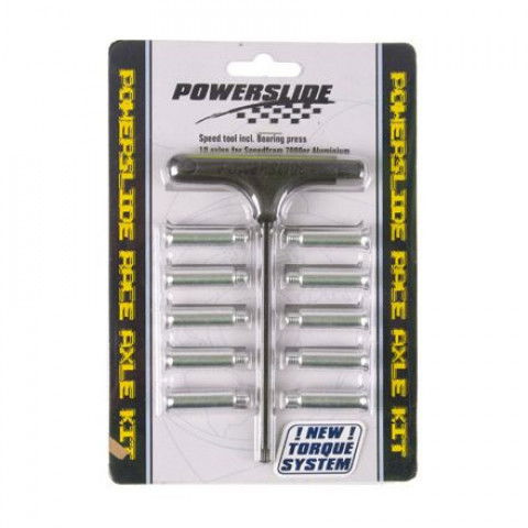 Śruby / Tulejki - Powerslide Axle Kit Torque Hex - Zdjęcie 1