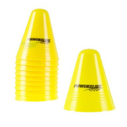 Kubeczki do Slalomu - Powerslide Cones - Żółte - Zdjęcie 1