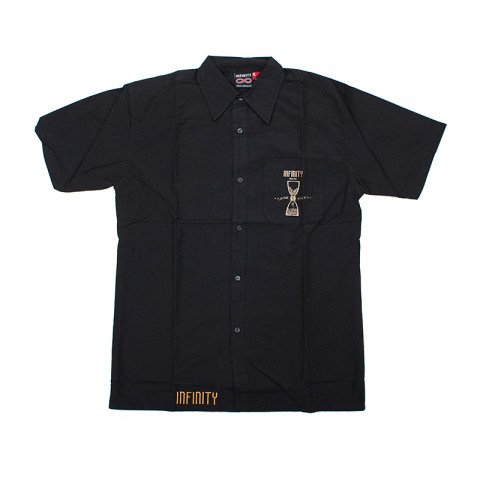 Koszule - Infinity- Button Shirt Black - Zdjęcie 1