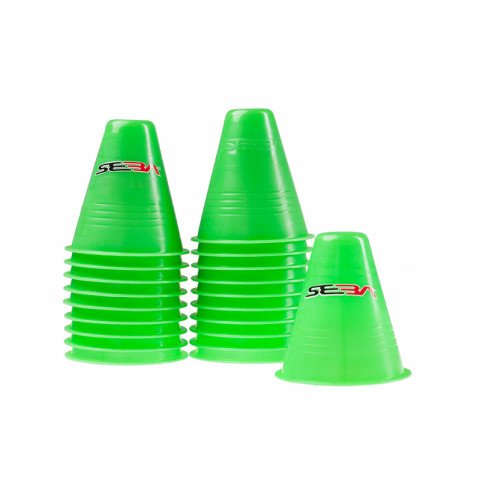 Kubeczki do Slalomu - Seba Slalom Cones Dual Density - Photo Green (20 szt.) - Zdjęcie 1