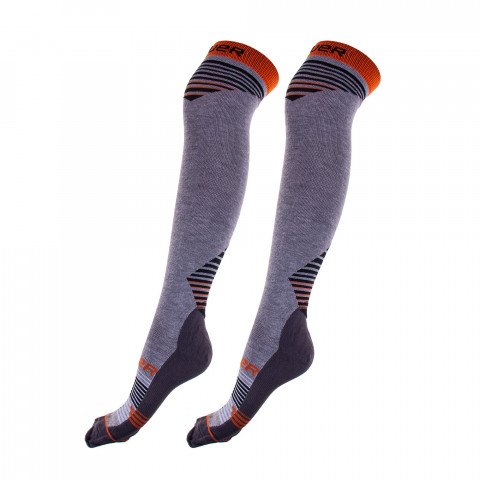 Skarpetki - Bauer Warmth Tall Socks - Szare - Zdjęcie 1