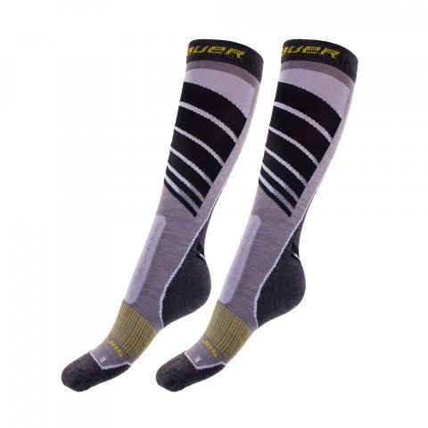 Skarpetki - Bauer Pro Supreme Tall Socks - Szare - Zdjęcie 1