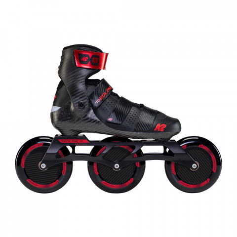 Rolki - Rolki K2 Redline 125 - Czarno/Czerwone - Zdjęcie 1