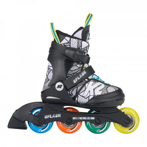 Rolki - Rolki K2 Splash Multi - Czarno/Białe - Zdjęcie 1