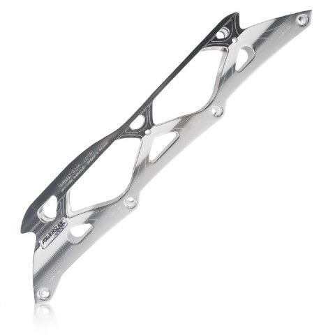 Promocje - Szyny do rolek Powerslide Double X 13,3'' (4x110) 195mm - Along - Srebrne - Zdjęcie 1