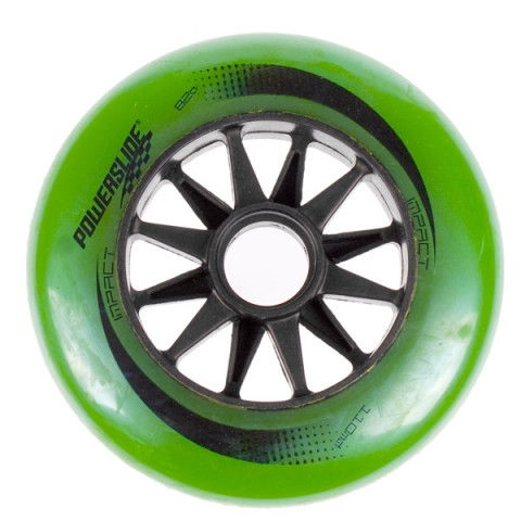 Promocje - Kółka do Rolek Powerslide Impact 110mm/82a - Zielone - Zdjęcie 1